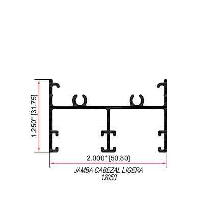 Jamba cabezal ligera 12050