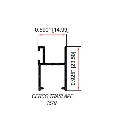 Cerco traslape 1579
