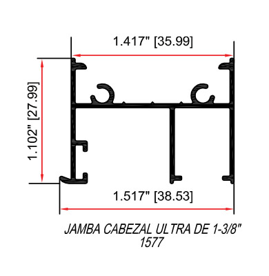 Jamba cabezal ultra de 1-3/8'' 1577